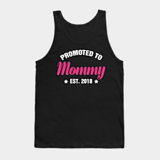 PROMOTED TO MOM EST 2018 gift ideas for family Tank Top